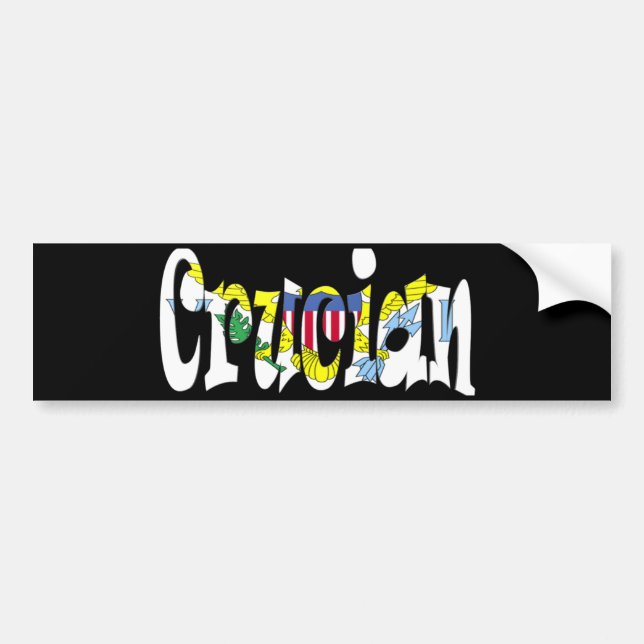 Crucian Bumper Sticker (Front)