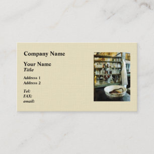 Crucible and Lab Coat Business Card