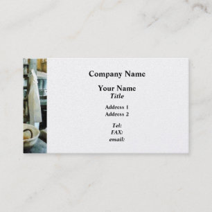 Crucible and Lab Coat - Platinum Business Card
