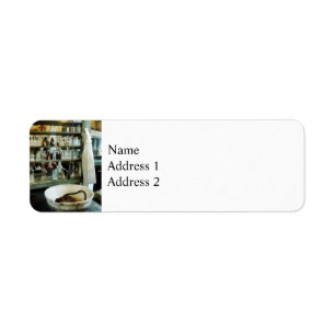 Crucible and Lab Coat Return Address Label