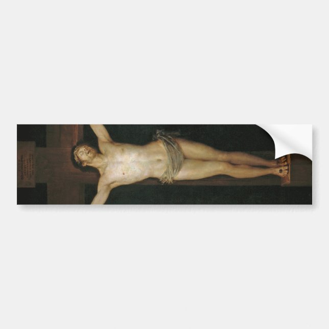 Crucified Christ (Jesus on the Cross) (by Goya) Bumper Sticker (Front)