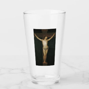 Crucified Christ (Jesus on the Cross) (by Goya) Glass