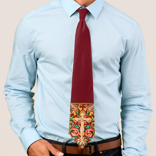 Crucified Jesus Lenten Tie (Creator Uploaded)