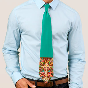 Crucified Jesus Lenten Tie