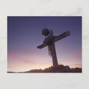 Crucified Robot Postcard