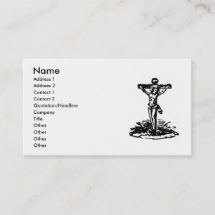 Crucifix Business card