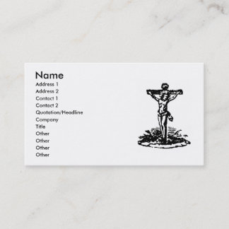 Crucifix Business card