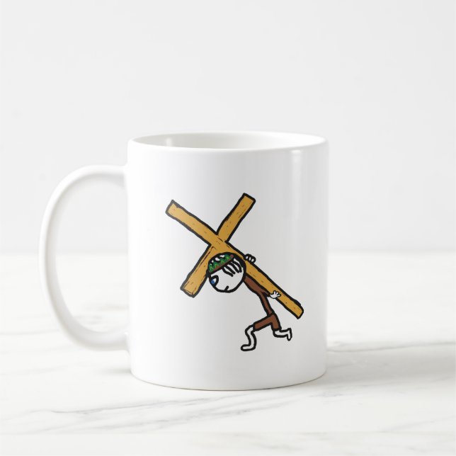 Crucifix Coffee Mug (Left)
