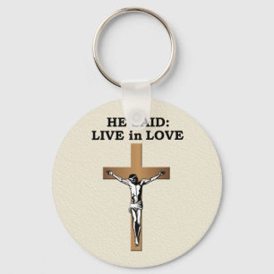 Crucifix Key Ring