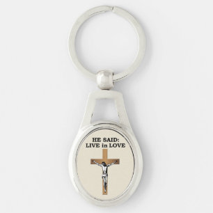 Crucifix Key Ring