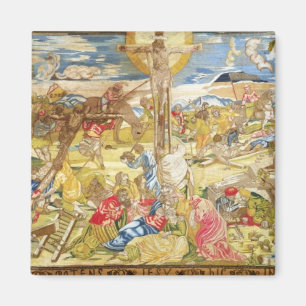 Crucifixion, 1609 (embroidery) magnet