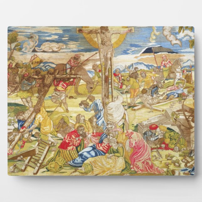 Crucifixion, 1609 (embroidery) plaque (Front)