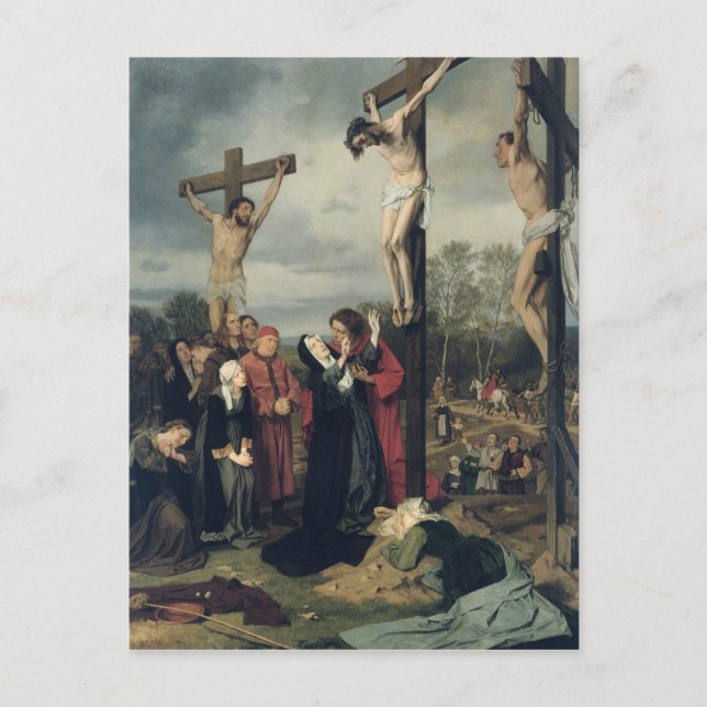 Crucifixion, 1873 postcard (Front)