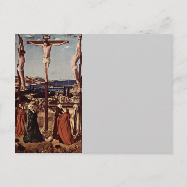 Crucifixion c1455 postcard (Front)