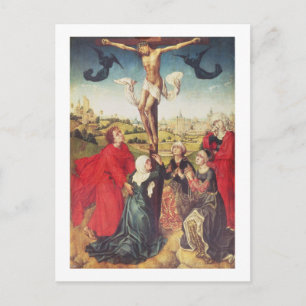 Crucifixion, c.1510 (oil on panel) postcard