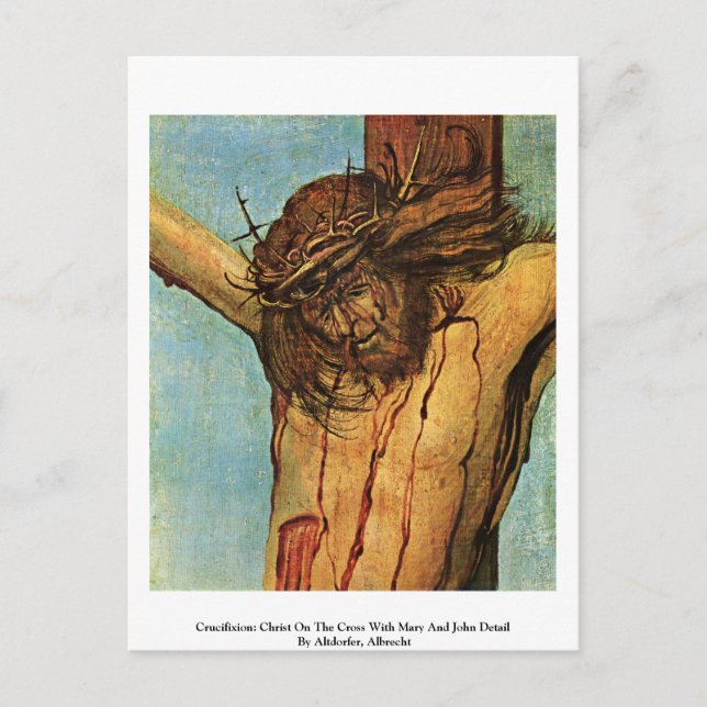 Crucifixion: Christ On The Cross Postcard (Front)
