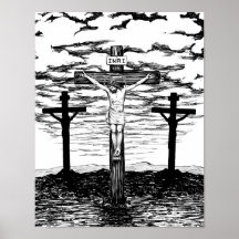 Crucifixion Illustration by Amanda Diehl
