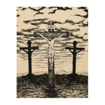 Crucifixion Illustration by Amanda Diehl