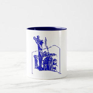 Crucifixion - Jesus on The Cross - Good Friday Two-Tone Coffee Mug