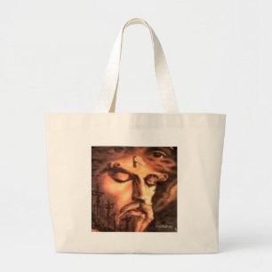 Crucifixion Large Tote Bag
