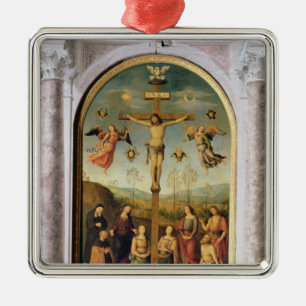Crucifixion Metal Tree Decoration