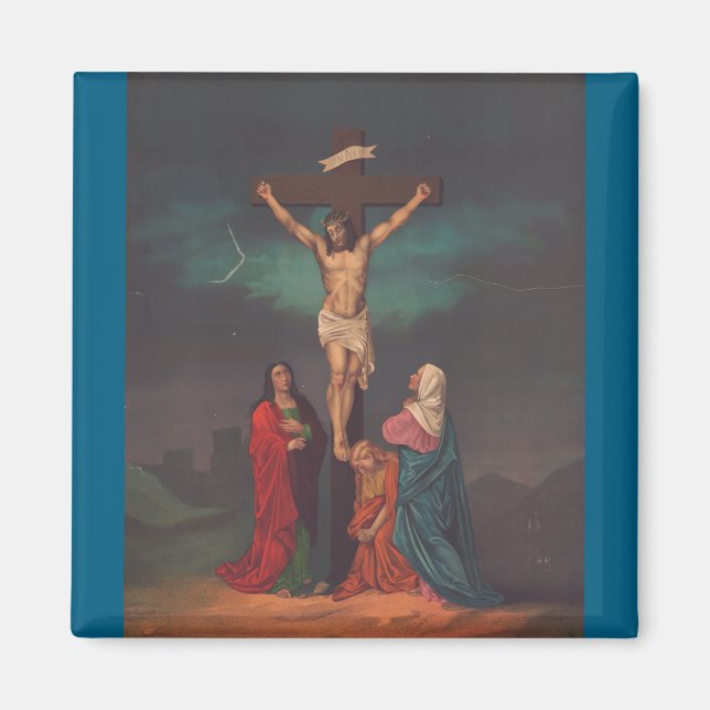 Crucifixion of Jesus Christ Magnet (Front)