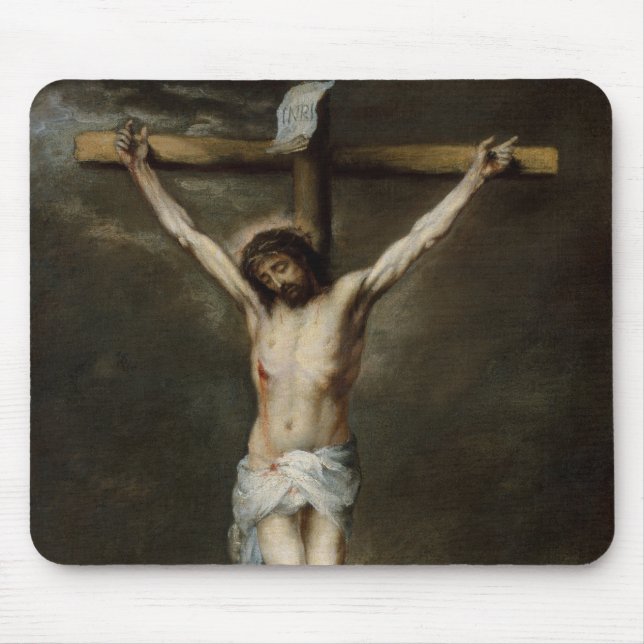 Crucifixion of Jesus Mouse Pad (Front)