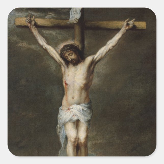 Crucifixion of Jesus Stickers (Front)