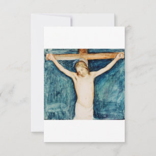 Crucifixion of Our Lord Holy Card Pater Noster