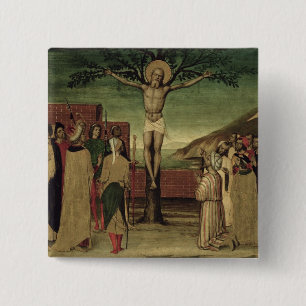 Crucifixion of St. Andrew 15 Cm Square Badge