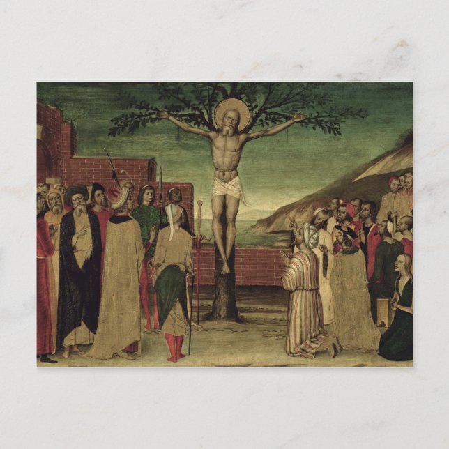 Crucifixion of St. Andrew Postcard (Front)