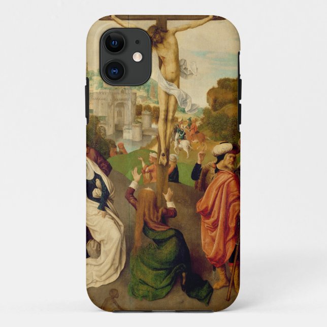 Crucifixion (oil on panel) Case-Mate iPhone case (Back)