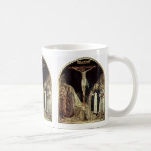 Crucifixion With St. Dominic By Fra Angelico Coffee Mug