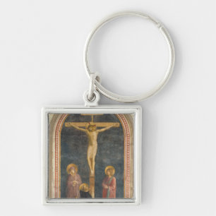 Crucifixion with the Virgin, SS. John the Evangeli Key Ring