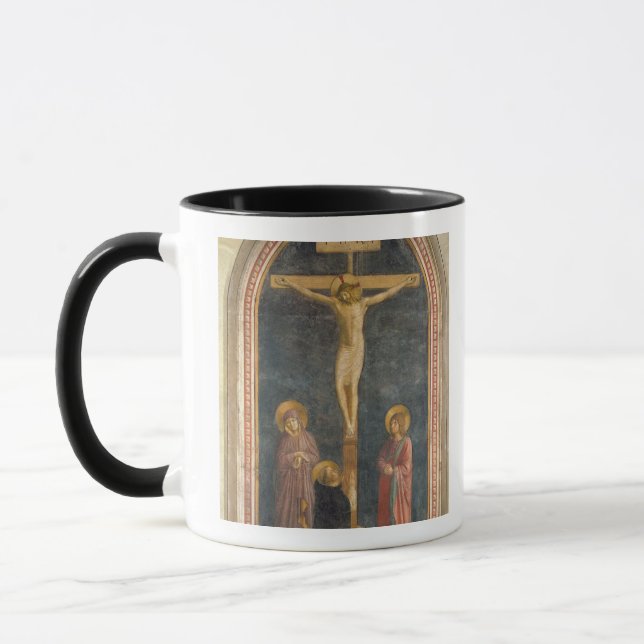 Crucifixion with the Virgin, SS. John the Evangeli Mug (Left)