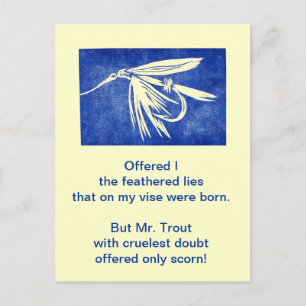 Cruel Trout Postcard