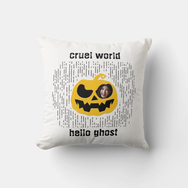 Cruel world cushion (Front)