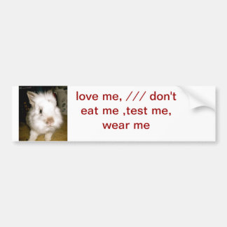 cruelty free bumper sticker