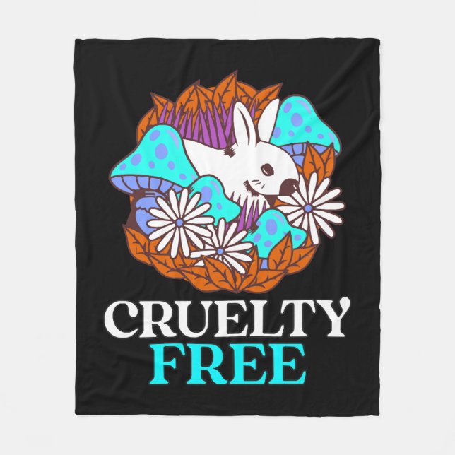 Cruelty free fleece blanket (Front)