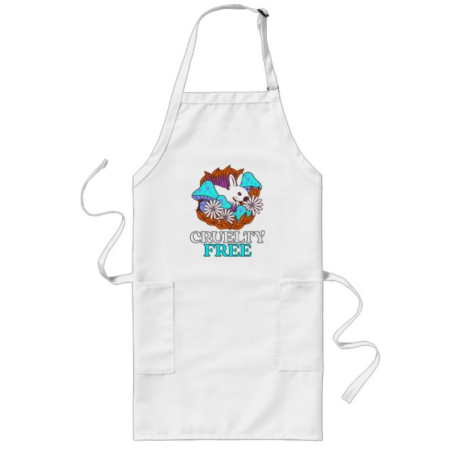 Cruelty free long apron (Front)