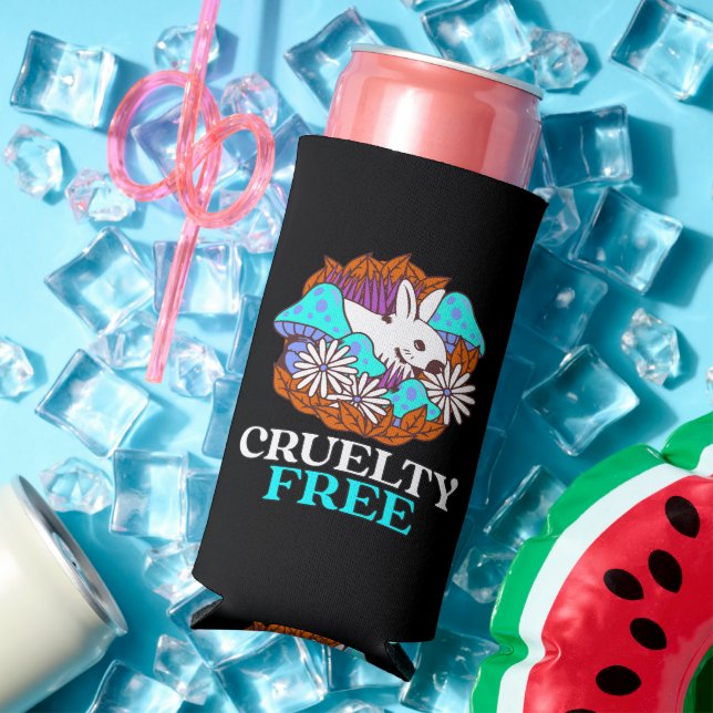 Cruelty free seltzer can cooler (In Situ Summer)