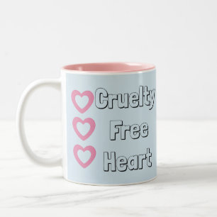 Cruelty Free Vegan/Vegetarian Blue Mug