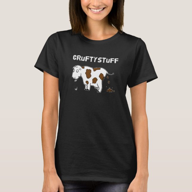 Cruftystuff Cow Pie T-Shirt (Front)