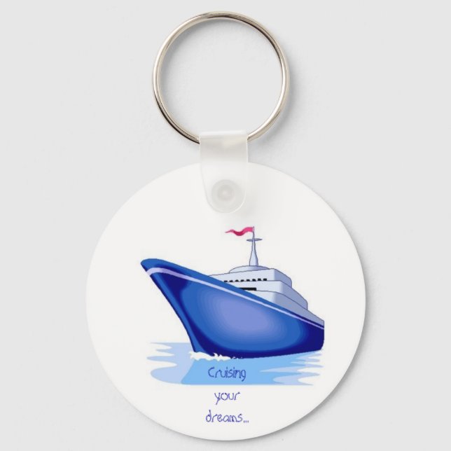 cruise1, Just cruisin' - Customised Key Ring (Front)