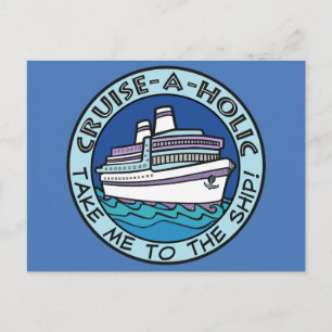Cruise-A-Holic postcard