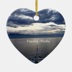 Cruise Alaska Ceramic Ornament