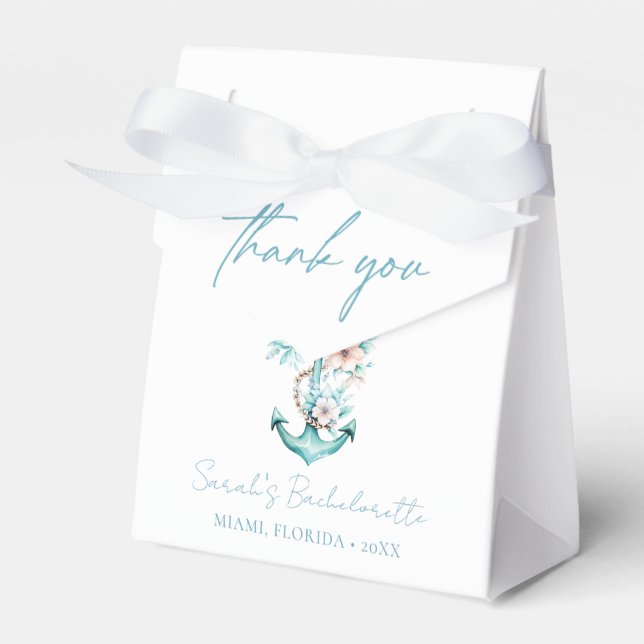 Cruise Bachelorette Last Sail before the Veil Favour Box (Front Side)