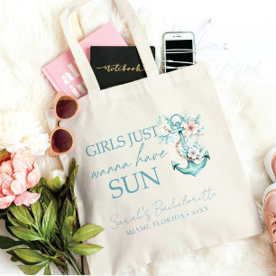 Cruise Bachelorette Party Custom Last Sail Tote Bag