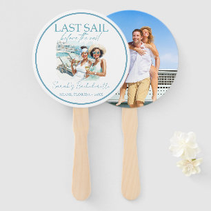 Cruise Bachelorette Party Photo Personalised Hand Fan