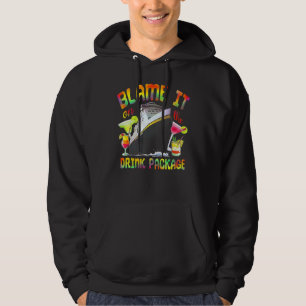 Cruise Blame It On The Drink Package Tie Dye Cruis Hoodie